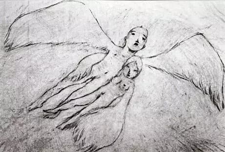 A Feather Stare at the Dark