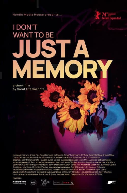 I Donβt Want to Be Just a Memory